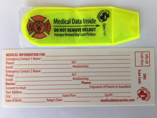 Medical Data Sticker